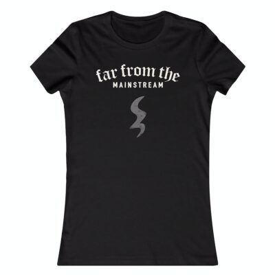 Far From The Mainstream | Women’s Gothic Black T Shirt